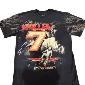 Morgan Wallen Concert Racecar Shirt sz Large